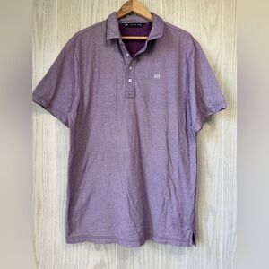 Travis Mathew Heather Short Sleeve Golf Polo Shirt Men's Size XL EUC